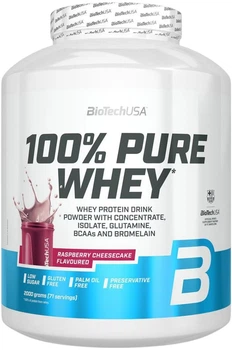 Сывороточный протеин BioTechUSA 100% Pure Whey порошок 2 кг Малиновый чизкейк (5999076269815)