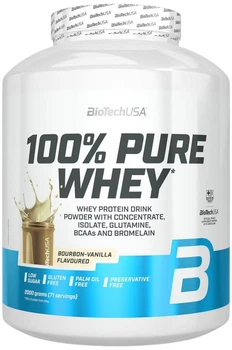 Сывороточный протеин BioTechUSA 100% Pure Whey порошок 2 кг Бурбонская ваниль (5999076269723)