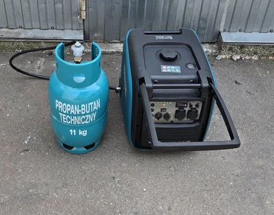 Інверторний комбінований генератор Konner&Sohnen KS 4000iEG S (220V/4 kW, газ/бензин, б/в, користувався 42 мотогодини, в ідеальному стані)