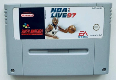 Картридж для Nintendo SNES - NBA Live 97, английская версия, Б/У