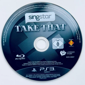 Диск для PlayStation 3 - SingStar Take That англ, Б/В