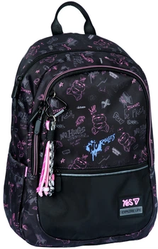 Pюкзак YES TS-113M Be Free 41х27х16 см Black (5056574460141)