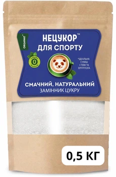 ДЛЯ СПОРТА - заменитель сахара НЕЦУКОР, 500г
