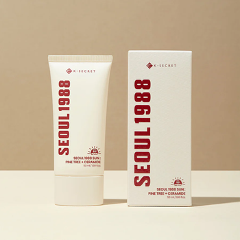 Восстанавливающий солнцезащитный крем Seoul 1988 K-secret Sun Pine Tree Ceramide SPF 50+ PA++++