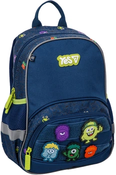Рюкзак детский YES K-34XS Monsters 31x21x11 см Blue (5056574463418)