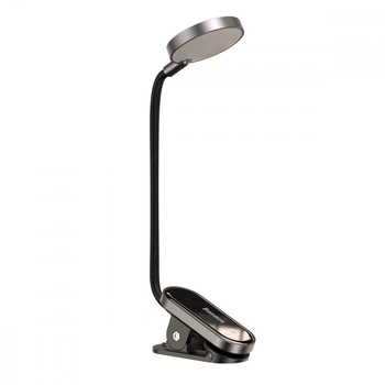 LED Лампа Для Будинку Baseus Comfort Reading міні-затискач для читання темно сірий