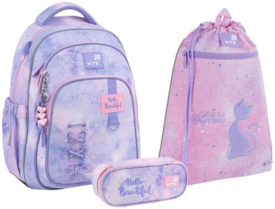 Набор Kite Fancy рюкзак + пенал + сумка для обуви Розовый (SET _ K26-763M-1)