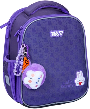 Рюкзак каркасный YES H-100S Cute Bunny 35х28х15 см Purple (5056574459732)