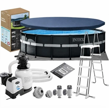 Каркасный бассейн Intex 26330 NP 549x132 см, 26423 л, с песочным фильтр-насосом