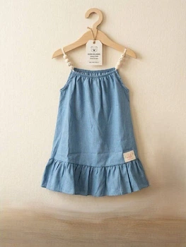 Сарафан cotton. Рост 92. Цвет синий. Арт 5117