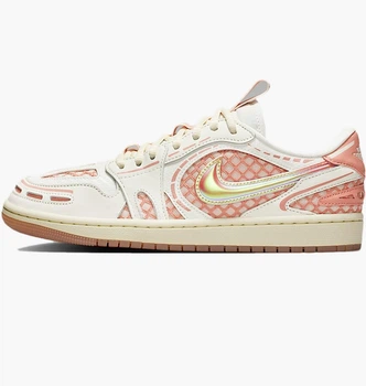 Кросівки Air Jordan 1 Low White/Pink HQ2186-180 40