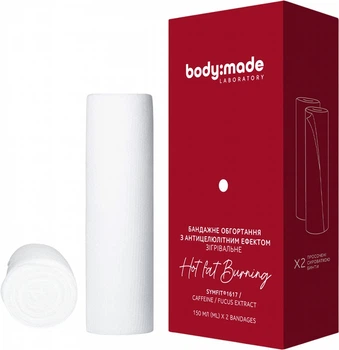 Бандажне обгортання BodyMade з антицелюлітним ефектом зігрівальне 150 мл (4823109413290)