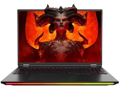 Ноутбук Dreammachines RT5070Ti (dm2058199), AMD Ryzen 9 9955HX / 16" / 300 Гц / RAM 16 ГБ DDR5 / SSD 1 ТБ / RTX 5070 Ti + AMD Radeon 610M / Без ОС / Чорний