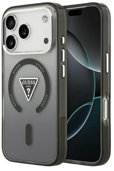 Чохол Guess IML Gradient Triangle Logo MagSafe для iPhone 17 Pro чорний (GUE004842)