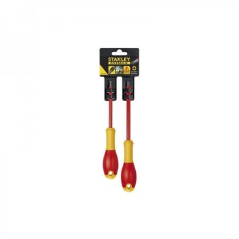 Набор диэлектрических отверток STANLEY FatMax VDE FMHT0-62649 до 1000 В PZ1 x 100 мм PZ2 x 125 мм 2 шт
