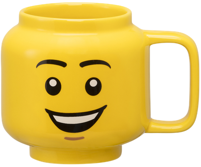 Керамічна кружка LEGO Iconic Happy Boy 255 мл Жовта (5711938247751)