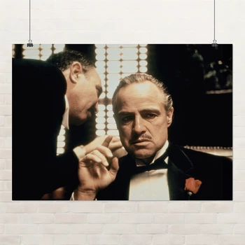 Постер Крёстный отец, Вито Корлеоне, The Godfather, A3 30×42 см (id6895)