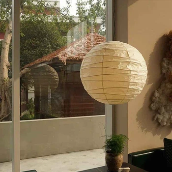 Подвесной светильник шар из бумаги Washi Ø50 см | Line F | Арт. RP005-500