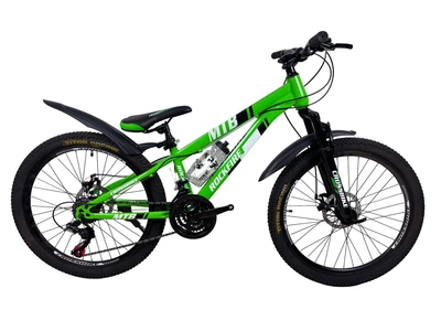 Велосипед CrossBike Rockfire 24" 11" Зелений