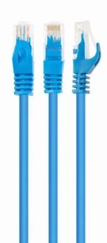 Патч-корд 1.5 м, UTP, Blue, Cablexpert, Cat.6, CCA, PVC (PP6U-1.5M/B)
