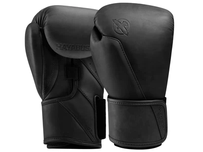 Боксерські рукавички HAYABUSA T360 Leather Boxing Gloves 14 унцій чорний (6056)