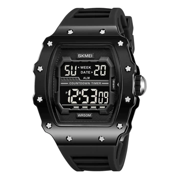 Мужские спортивные электронные часы Skmei 2296 черные