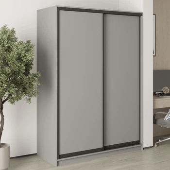 Шкаф-купе двухдверный MebelStar Комбо BG 2ДСП 150x60x210 см Серая мышка (MBS-11520)