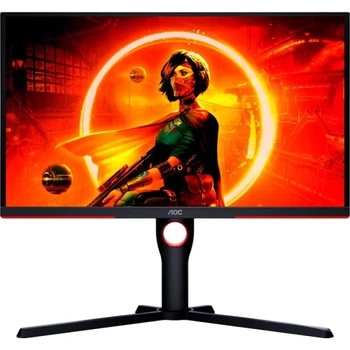 Монітор 24.5" AOC 25G3ZM/BK, Black/Red