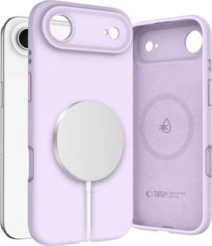 Etui na smartfon Tech-Protect Silicone Magsafe do Apple iPhone Air Mauve (5906302330188)