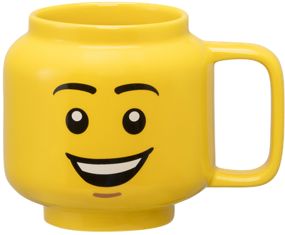 Керамічна кружка LEGO Iconic Happy Boy 255 мл Жовта (5711938247751)
