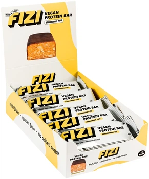 Упаковка протеиновых батончиков Fizi Веган 40 г х 10 шт Cinnamon Roll (4820262541402)