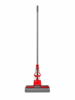Швабра МОП з одинарним віджимом Класік червона
