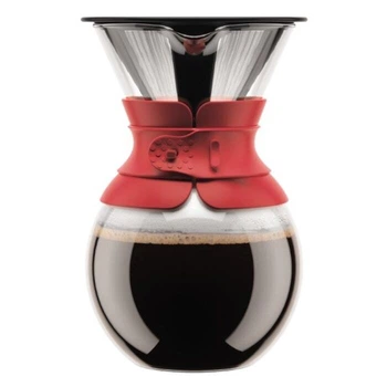 Кавник з фільтром з силіконової захистом, 1 л, Pour Over Bodum