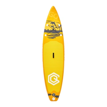 SUP-доска надувная GQ 11' (335х81х15 см) Двухслойная туринговая с веслом и аксессуарами 7в1