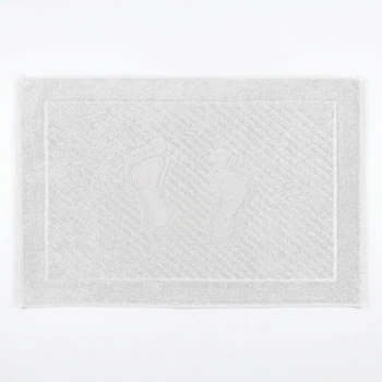 Полотенце махровое для ног Elegante EL 650 г/м² 50x70 см Белое