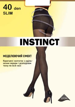 Колготки 40 Den женские Instinct Slim 40 3 Nero (4823121007545)