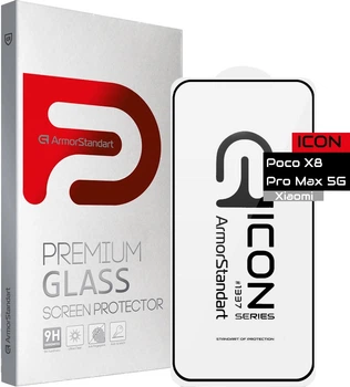 Защитное стекло для смартфона Xiaomi Poco X8 Pro Max 5G ArmorStandart ICON Glass (ARM90695)