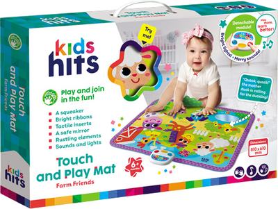 Тактильний килимок Kids Hits Touch and Play Mat Farm Friends KH05/001 (4897126755350)