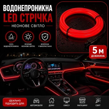 Молдинг стрічка для салону авто декоративна для салону автомобіля 5м