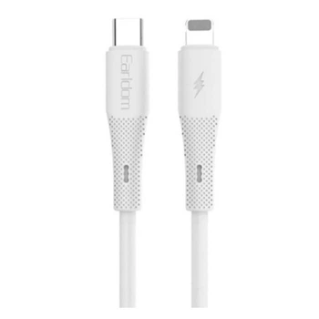 Кабель Earldom EC-185C-L USB-C to Lightning PD 30W 1m White (USB-000687)