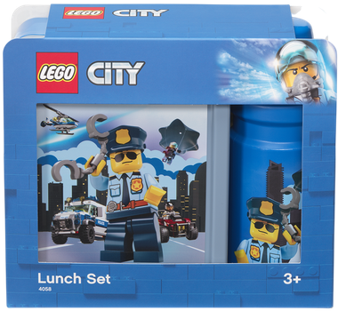 Zestaw lunchowy LEGO City Police Niebieski (40581735) (5711938033835)