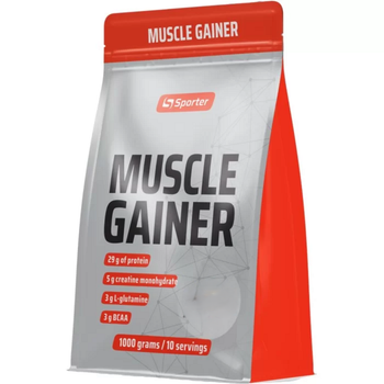 Гейнер Sporter Muscle Gainer 1000 г, Печиво-крем