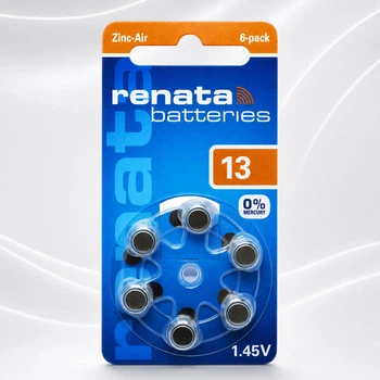 Батарейка Renata ZA 13 1.45V 6 шт