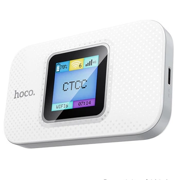 Портативный маршрутизатор (роутер) Hoco DQ12 2100 mAh White