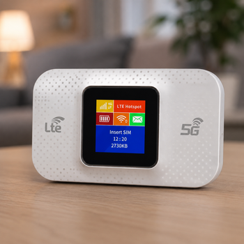 Портативный модем с экраном 4G/5G Wi-Fi со съемной батареей / Мобільний модем роутер 4G під SIM карту с акумулятором