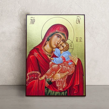 Икона Божьей Матери Гликофилуса (Сладкое Лобзание) 20 × 26 см