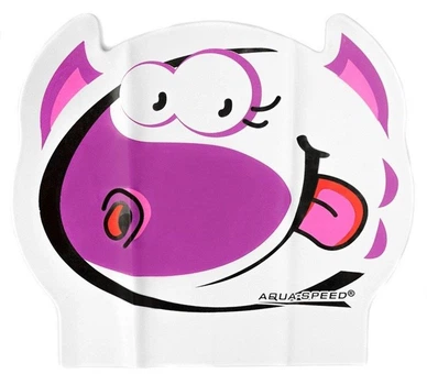 Шапочка детская для бассейна Aqua Speed ZOO LATEX REX Белый