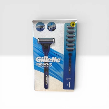 Станок Gillette Mach3 Sport з 6 змінними касетами