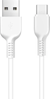 Кабель Hoco X20 USB to Type-C 2A, 3 м, PVC, TPE connectors White (6957531068976)