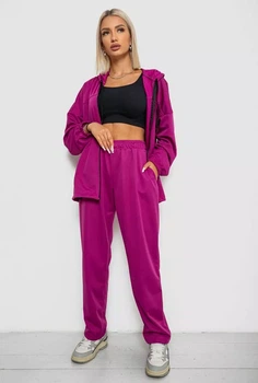 Спортивний костюм жіночий, колір фуксія, 238R114 розмір 2XL